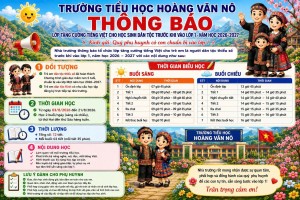 Kế hoạch tổ chức học tăng cường Tiếng Việt cho học sinh dân tộc thiểu số trước khi vào lớp 1